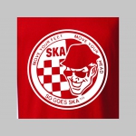 SKA So Goes SKA!!!   mikina s kapucou stiahnutelnou šnúrkami a klokankovým vreckom vpredu 